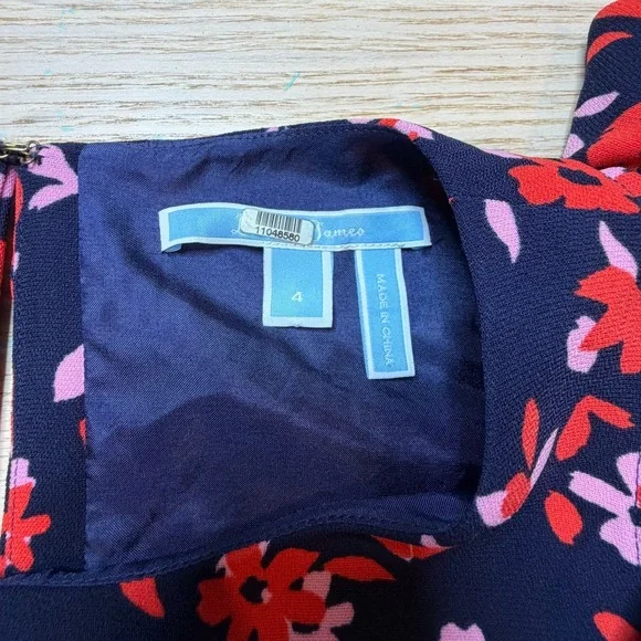 Draper James Romper Women 4 Painterly Floral Cold Shoulder Floral - Picture 2 of 13